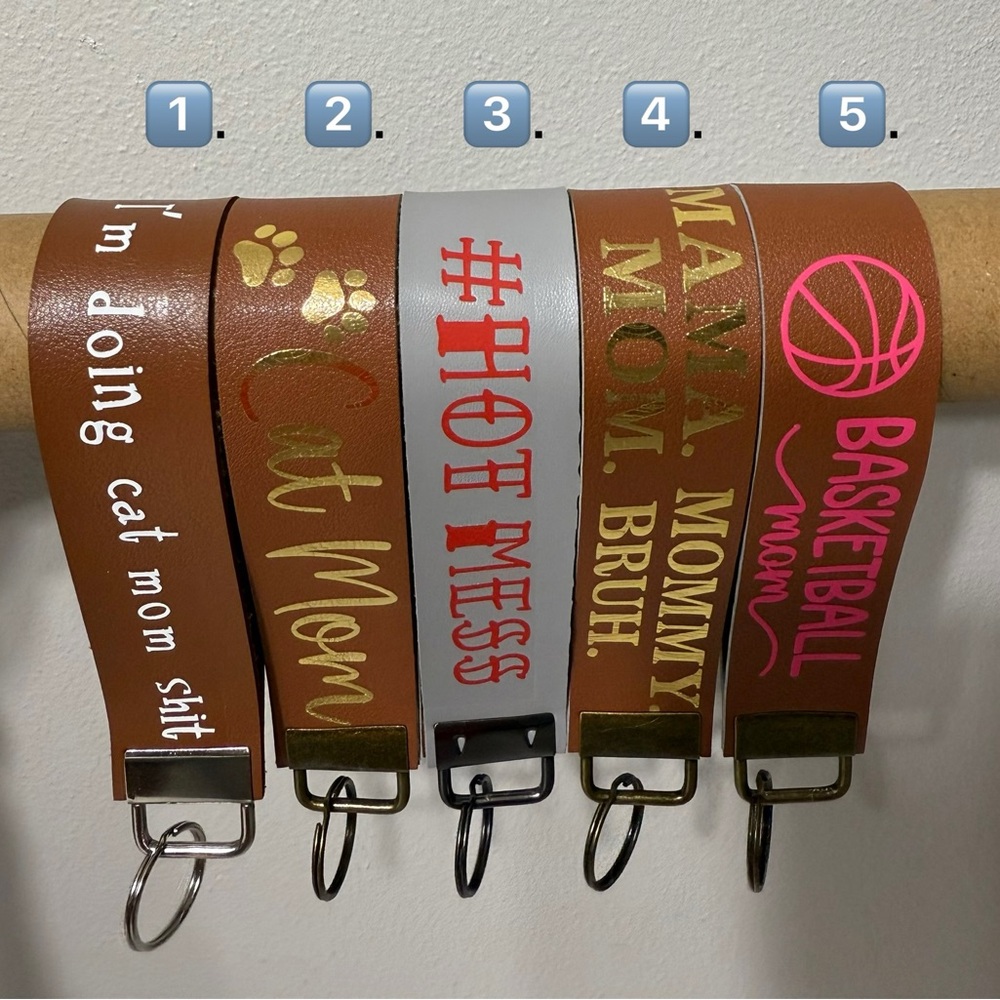 Keychain Wrist Strap (PICK YOUR NUMBER)